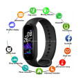 2021 Dernière écran de couleur du tracker de fitness pour la santé M6 Bracelet Smart Sports Petomètre Watch Band Smartwatch M6